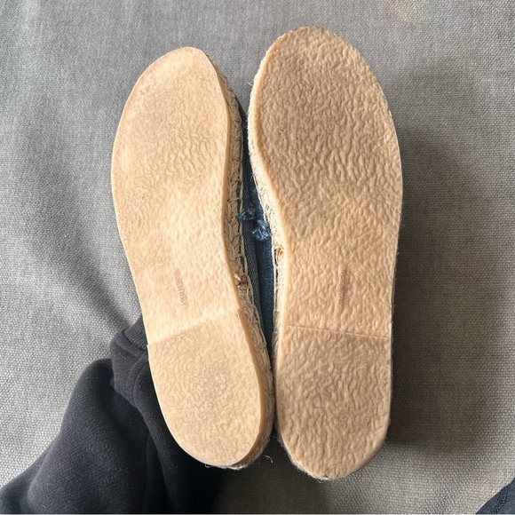 M. Gemi Denim Suede Espadrille Flats 40 - Picture 3 of 9